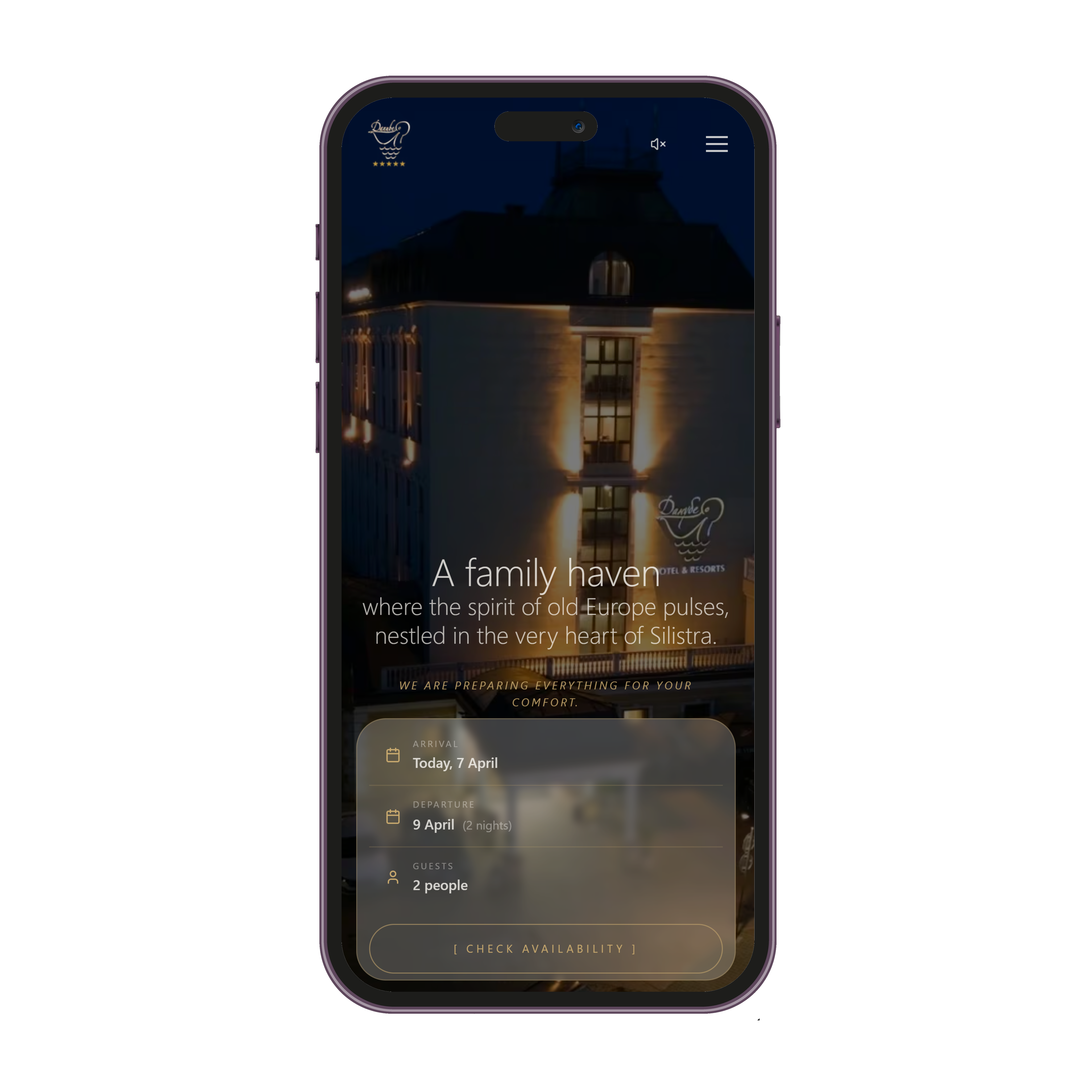Hotel Danube mobile