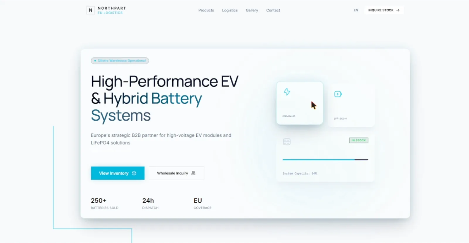Northpart — Уебсайт · B2B · Брандинг